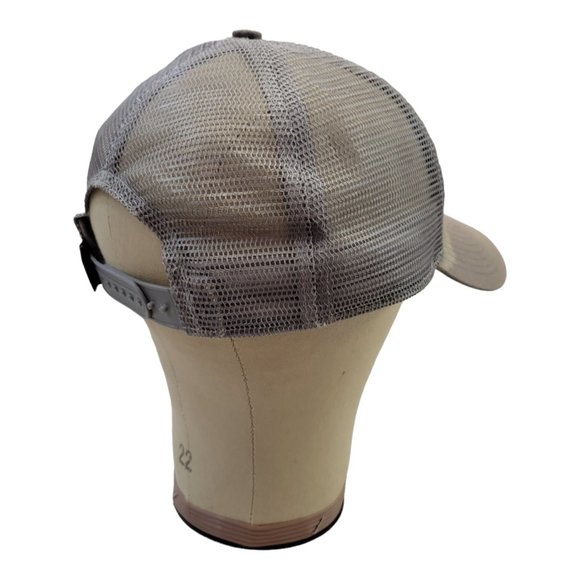 Patagonia Logo Patch Mesh Snapback Cap Trucker Gray Baseball Adjustable Hat - Picture 9 of 11